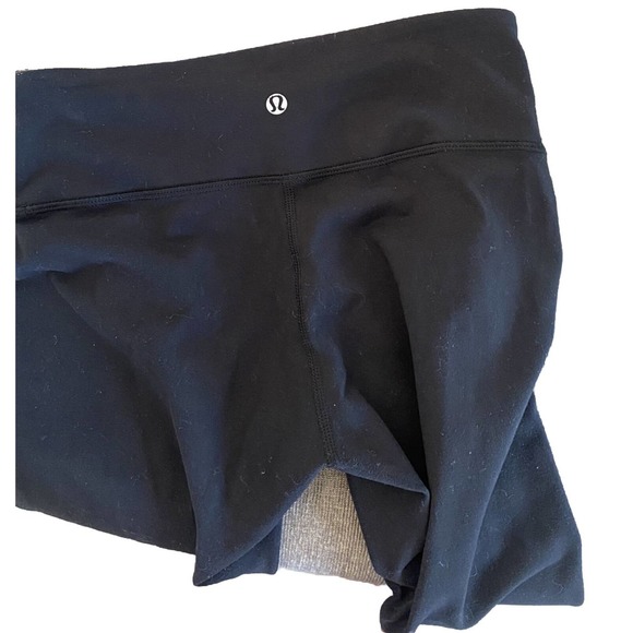 Lululemon Align High-Rise Crop 21” Black Legging Pants Women Sz 4 Keyhole Pocket - Picture 2 of 3